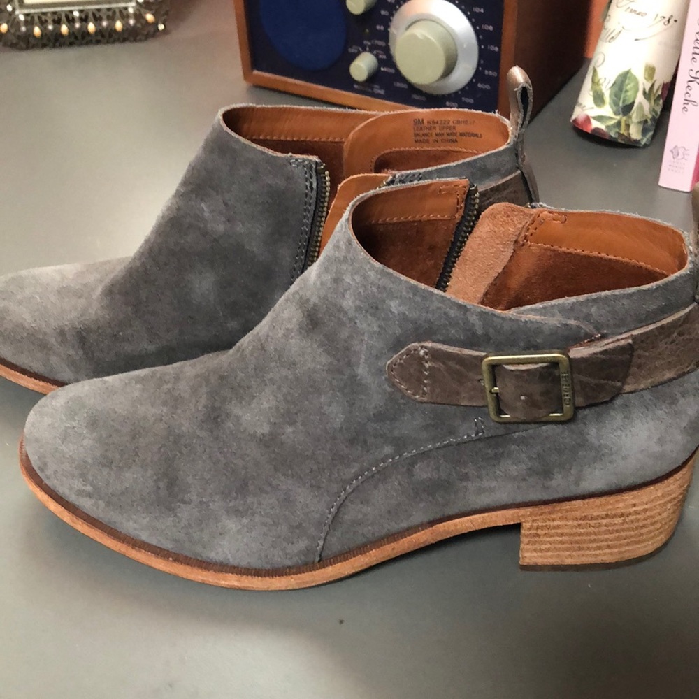 Kork-Ease suede booties